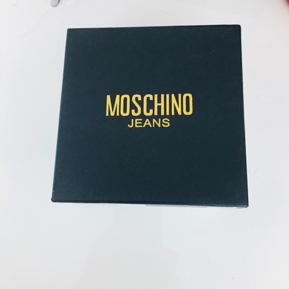 MOSCHINO JEANS BELT PINK PATENT LEATHER WOMEN SIZE-100 main image 4